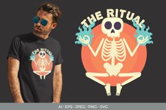 The Ritual Skull for T-Shirt Design Product Image 1