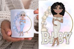 Baby Shower Character Mega Bundle and Backgrounds PNG Product Image 9