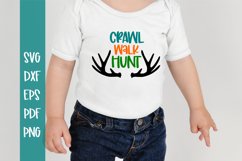 Crawl Walk Hunt SVG Product Image 1
