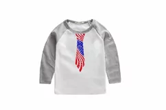 4th of July SVG, American Flag Tie SVG, Patriotic Svg Product Image 2