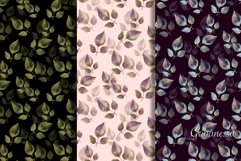 Watercolor leaves patterns Product Image 1