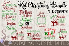 Kid Christmas SVG Bundle 9 Designs Product Image 1