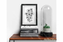 Daisy bouquet svg, flower arrangement svg, Floral bunch Product Image 4