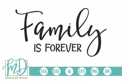 Family Is Forever SVG DXF PNG Cut File Product Image 1
