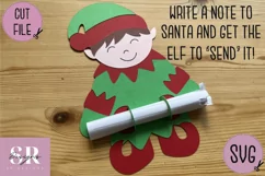 Christmas elf Money card | Paper cutting | Money card SVG Product Image 6