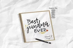 Best Grandma Ever Svg, Mother Day Svg, Grandma Svg Product Image 1