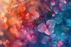 Enchanting floral bokeh in vibrant hues Product Image 1