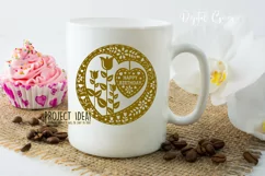 Happy Birthday paper cut design SVG / DXF / EPS / PNG files Product Image 4