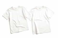 Two White T-shirts Mockup Product Image 1