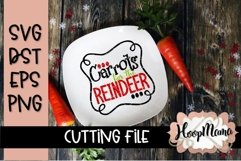 Carrots For The Reindeer - SVG Cutting File Product Image 1
