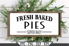 Fresh Baked Pies Served Daily Funny SVG Product Image 1