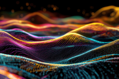 Digital Waves Background Wallpaper Product Image 1