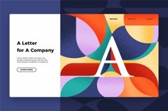Letter Banner &amp; Landing Page Product Image 1