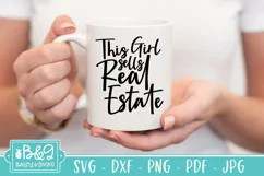 Real Estate Agent SVG - This Girl Sells Real Estate SVG Product Image 3