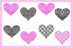80 Valentine Love Hearts Collection ESP, JPG, PNG, SVG Product Image 9