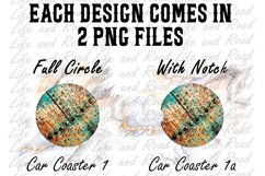 Bundle Car Coaster, Sublimation Design, 36 PNG Product Image 2