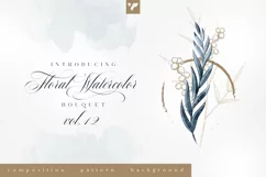 Floral Watercolor Bouquet Vol12 Product Image 1