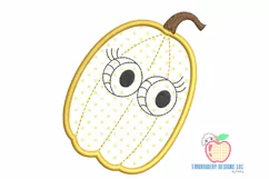 Yellow Carambola With The Bold Eyes Embroidery Design Product Image 2