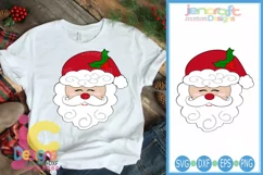 Santa Claus Svg, Christmas Santa Face Svg, Christmas Svg Product Image 1