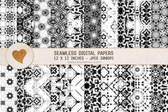 Seamless grunge pattern overlays bundle Product Image 5