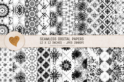 Seamless grunge pattern overlays bundle Product Image 6