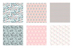 Blushing roses Pattern collection, vector ai, eps and Product Image 3