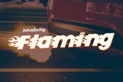Web Font Flaming Product Image 1