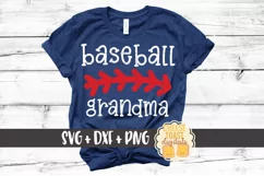 Baseball Grandma - Baseball SVG PNG DXF Cut File Product Image 1
