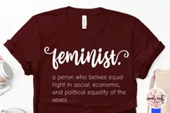 Feminist Definition - Women Empowerment EPS SVG DXF PNG Product Image 3