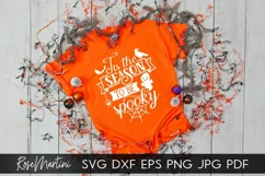Tis The Season To Be Spooky SVG Funny Halloween Witch svg Product Image 7
