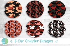 Camo Patterns Car Coaster PNG Sublimation Bundle Product Image 5