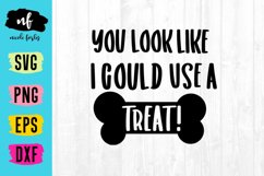 Dog Bandanna Quote SVG Product Image 1