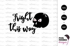 Fright this way - Halloween SVG Product Image 1