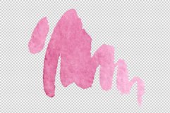 Orange-red Fuchsia watercolor png Product Image 8