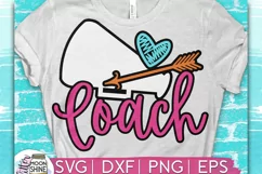 Cheerleading Coach SVG DXF PNG EPS Cutting Files Product Image 1