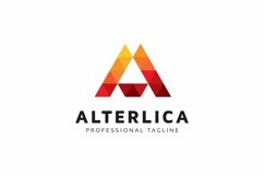 Alterlica A Letter Polygon Logo Product Image 1