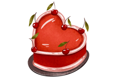 Valentine Day Hand Drawn Elements A set of vintage Product Image 4