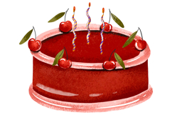 Cherry Cakes for Valentine Day. Love 14 February Product Image 4