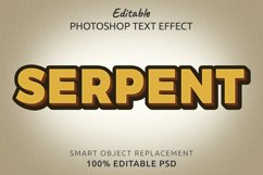 Serpent Editable Photoshop Text Style Effect Product Image 1