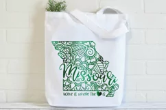 Missouri Mandala SVG File - Home is Where the Heart Is SVG Product Image 4