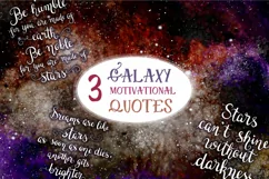 Dreams are like stars- Galaxy Quotes SVG & Sublimation Files Product Image 1