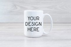 Mug Mockup 15 Oz Blank White Coffee Cup Mock up Product Image 1