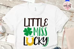 Little miss lucky - St. Patrick's Day SVG EPS DXF PNG Product Image 2