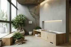 Modern minimalist interior with natural elements Product Image 1