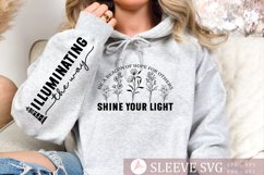 Be a Beacon of Hope for Others Shine Your Light Sleeve SVG Product Image 1