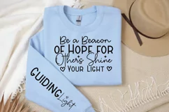 Be A Beacon Of Hope Sleeve SVG, Positivity SVG Design Product Image 3