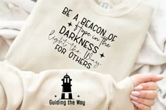 Be A Beacon Of Hope Sleeve SVG, Motivational SVG Design Product Image 2