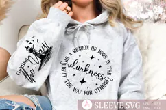 Be a Beacon of Hope in the Darkness Sleeve SVG Design Product Image 1