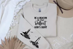 Be A Beacon Of Hope Sleeve SVG, God SVG Design, Faith SVG Product Image 2