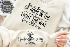 Be a Beacon of Hope Sleeve SVG, Motivational Sleeve SVG Product Image 1